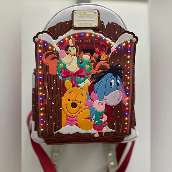 NWT Loungefly
Disney Winnie The Pooh Scene Pooh and Friends Mini sac à dos - Picture 7 of 10